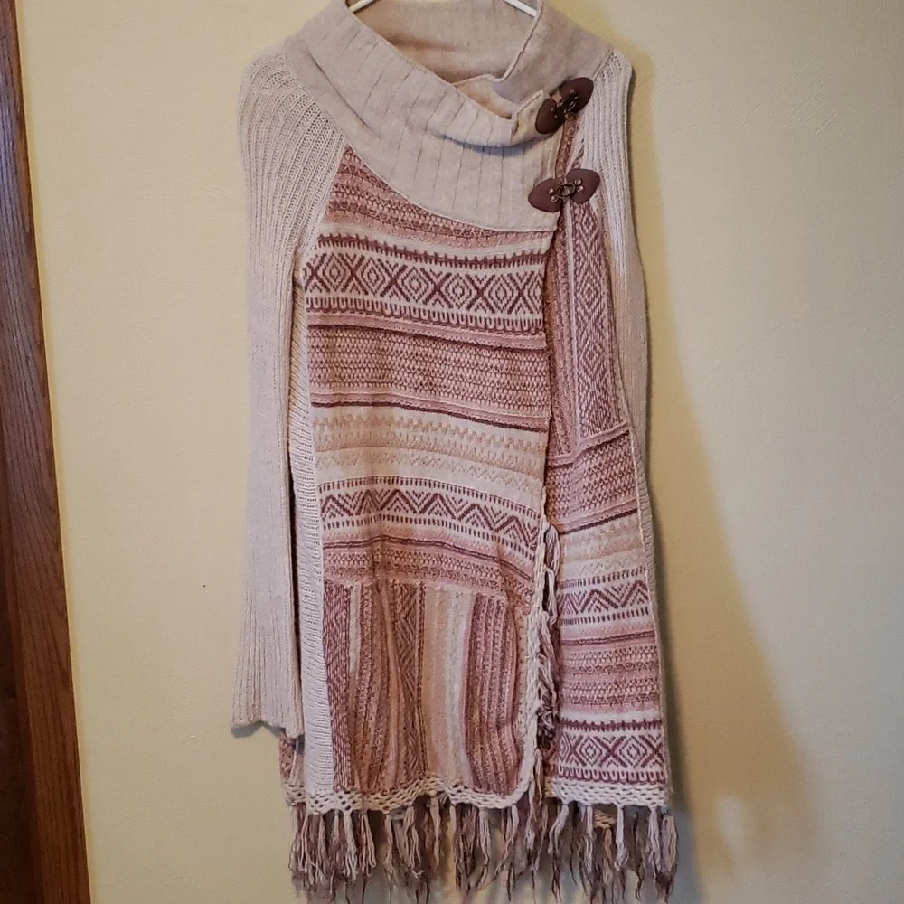 EUC Free People Aztec Cardigan, Size XS - Picture 2 of 9